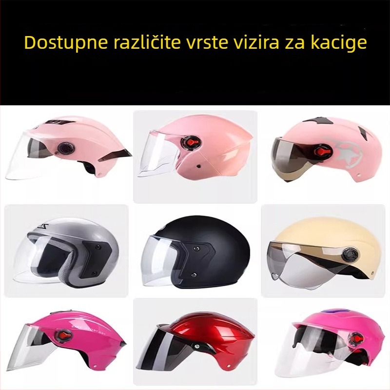 Maska za vizir kacige s UV zaštitom, anti-fog, HD vjetrobran — univerzalni dodatak za kacigu motocikla, marka Snow Shadow Maple Bridge, model 1212