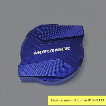 Mototiger CNC poklopac spremnika goriva za Yamaha NVX/Aerox V1/V2 – dodatak za modifikaciju motocikla (Brand Mototiger • Korištenje: Modifikacija • Model: Opće namjene • Kompatibilni modeli: Opće namjene)