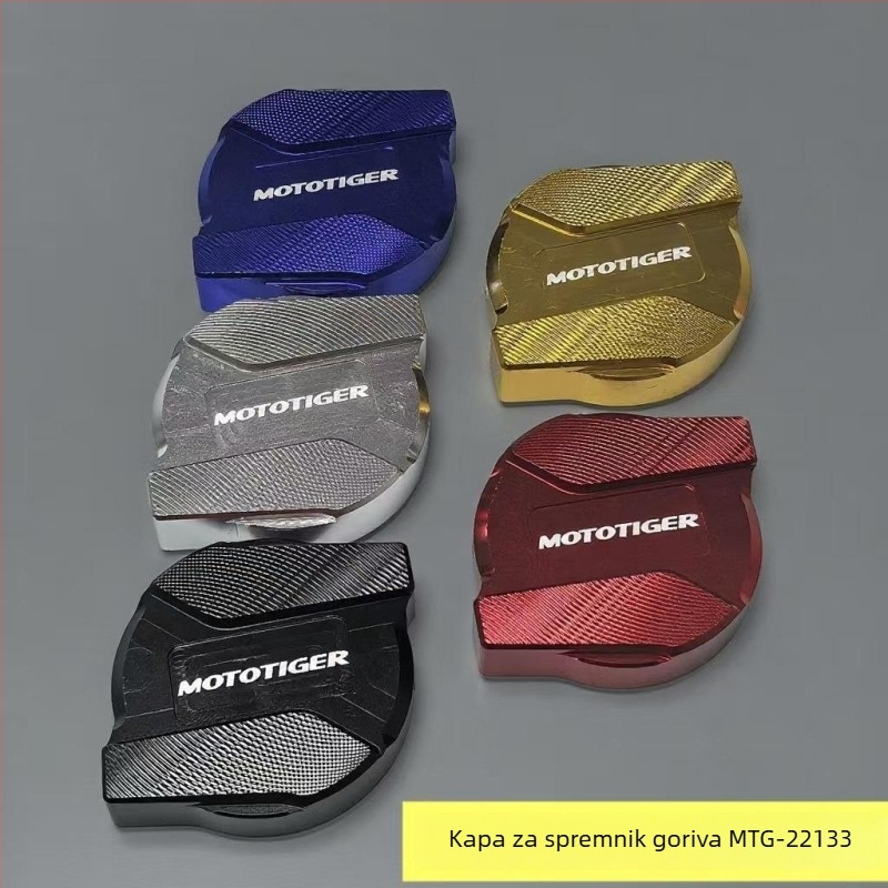 Mototiger CNC poklopac spremnika goriva za Yamaha NVX/Aerox V1/V2 – dodatak za modifikaciju motocikla (Brand Mototiger • Korištenje: Modifikacija • Model: Opće namjene • Kompatibilni modeli: Opće namjene)