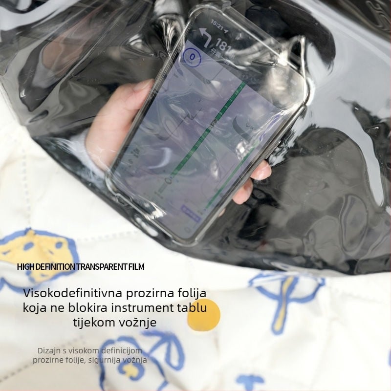 Vjetrovita deka za električne motocikle i skutere, plastični materijal, srednja debljina
