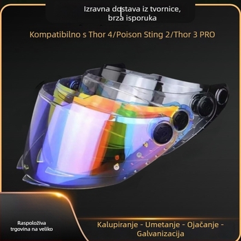 Leće za kacigu za Thor 4, Stinger 2 i Thor 3 Pro – dan/noć, univerzalna kompatibilnost