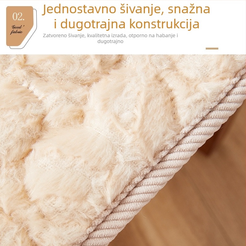 Plišani anti-klizni jastuk za stolicu – za ured, blagovaonu i učenje, četiri sezone, tatami stil