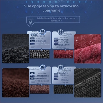 Auto prostirka Ledao L90 – potpuno pokriće, materijal: TPE umjetna guma, prilagodljivo, stil podloge: TPE