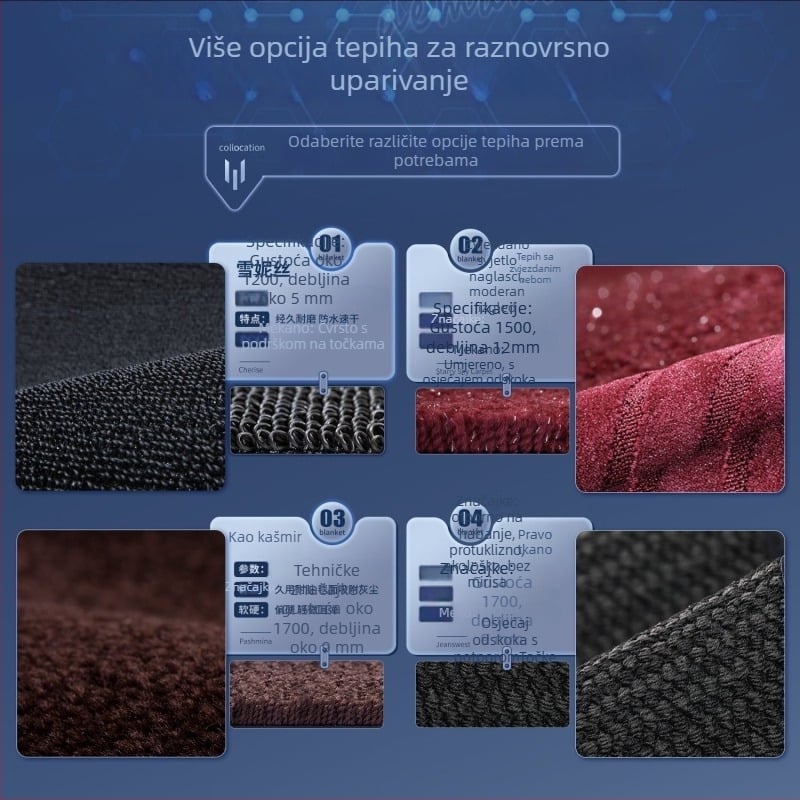 Auto prostirka Ledao L90 – potpuno pokriće, materijal: TPE umjetna guma, prilagodljivo, stil podloge: TPE
