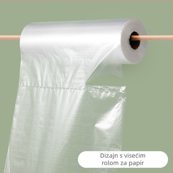 PE vrećica za očuvanje hrane, jednokratna, ravni otvor, tip točke loma, mikrovalna sigurna