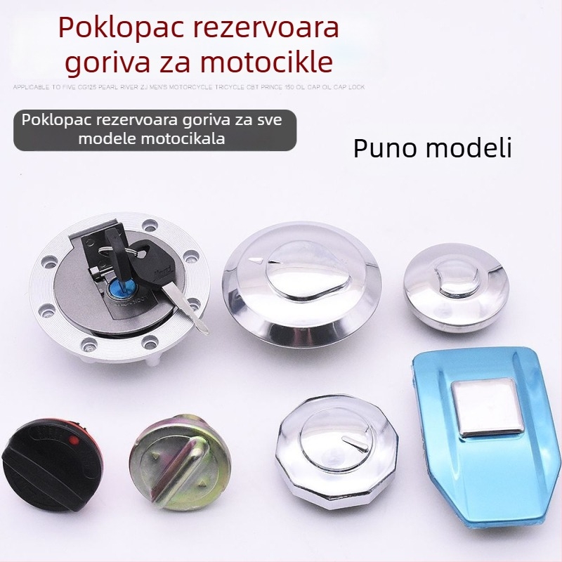 Poklopac za zaključavanje spremnika goriva za motocikl