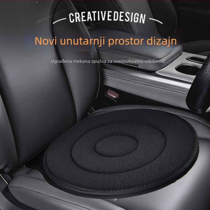 360° rotirajuća jastučnica za auto s masažnom funkcijom za starije osobe i trudnice, pogodna za sve sezone