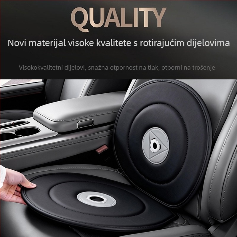 360° rotirajuća jastučnica za auto s masažnom funkcijom za starije osobe i trudnice, pogodna za sve sezone