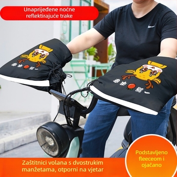 Zimska navlaka za ručke motocikala i električnih vozila — PVC vodootporna, prilagodljiva
