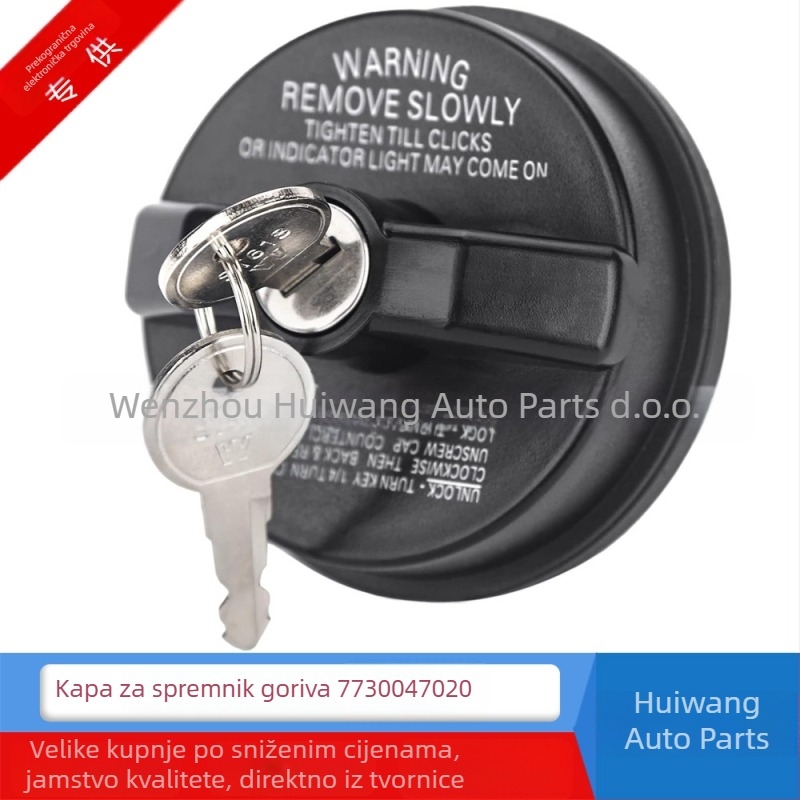 Zaključani poklopac spremnika goriva za Chevrolet, Honda, Nissan, Acura, Mazda, Cadillac, GMC, 4Runner — OEM 10504, 31780, 77300-47020