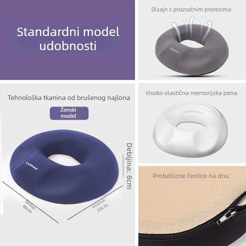 Jastuk za majčinstvo postporođajni – punjenje memorijska pjena, navlaka od poliestera, moderan minimalistički stil