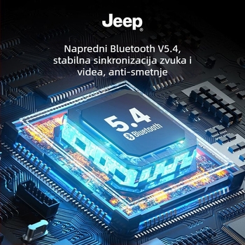 Bežične Bluetooth slušalice s digitalnim zaslonom, sportski over-ear dizajn, Bluetooth 5.4, IPX5, trajanje baterije 4–8 sati