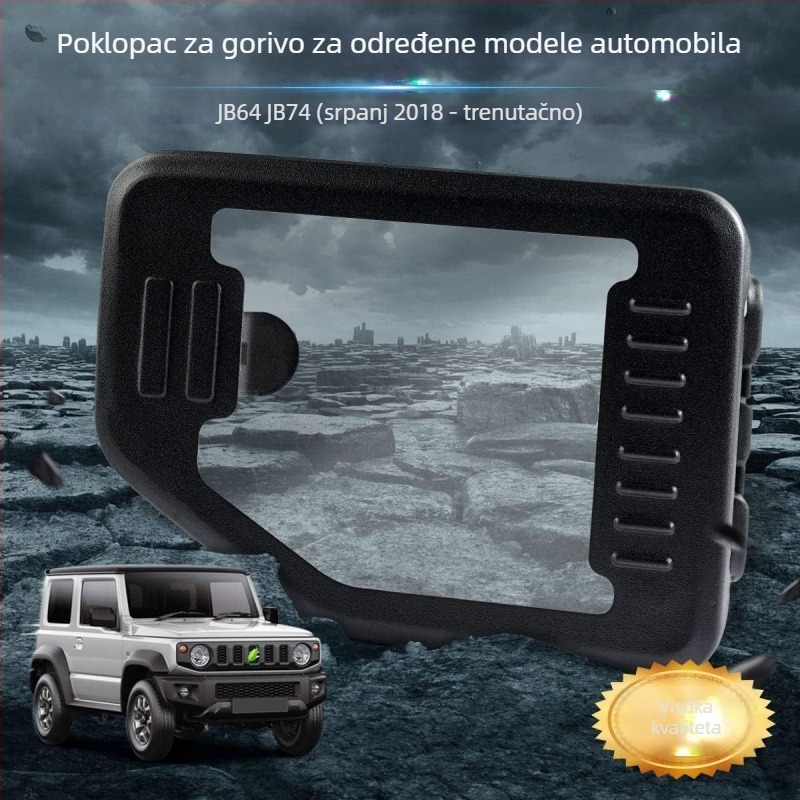Vanjske naljepnice za Suzuki Jimny JB74 (2019–2025) s prozirnim poklopcem spremnika