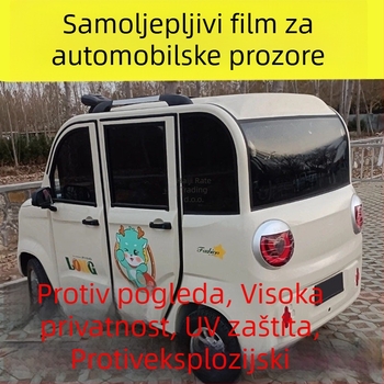 Komplet auto folija za prozore - samoljepljiva, nano keramička izolacija, propusnost svjetla 51–60%, 6-godišnje jamstvo