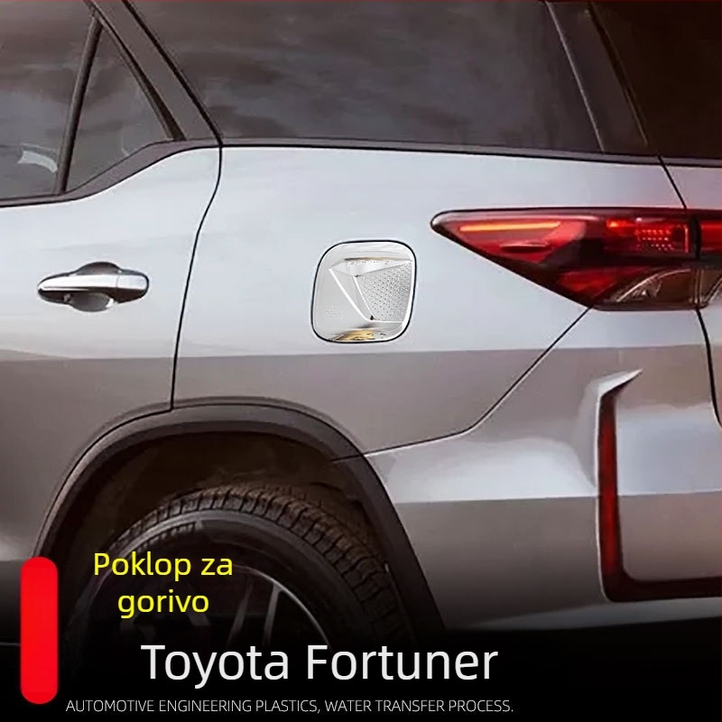 Little le wang ABS dekorativna naljepnica poklopca spremnika goriva za Toyota Fortuner, kompatibilna s 22 modela, podrijetlo Zhejiang
