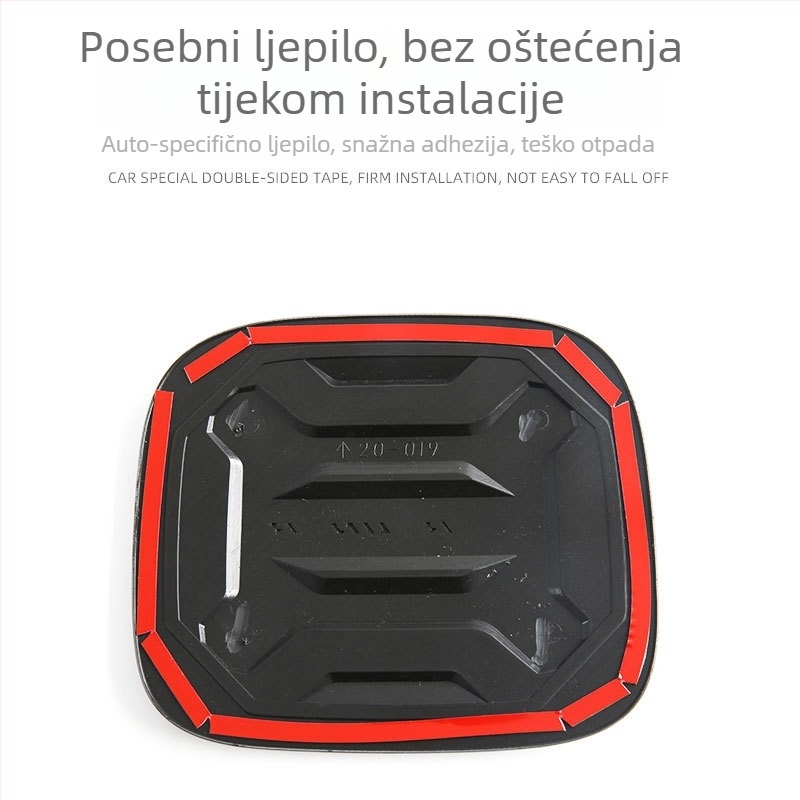 Little le wang ABS dekorativna naljepnica poklopca spremnika goriva za Toyota Fortuner, kompatibilna s 22 modela, podrijetlo Zhejiang