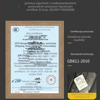 Polu kaciga ABS od AITK za odrasle, 3C certifikat, za motocikle, ljeto