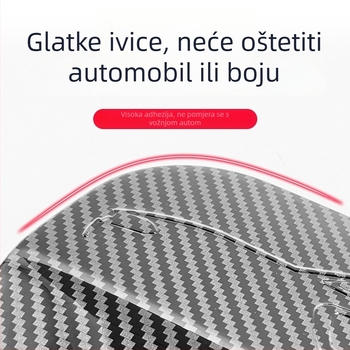 Dodge Challenger 2015-2021 ABS naljepnica za vanjsku dekoraciju poklopca spremnika goriva s karbonskim uzorkom