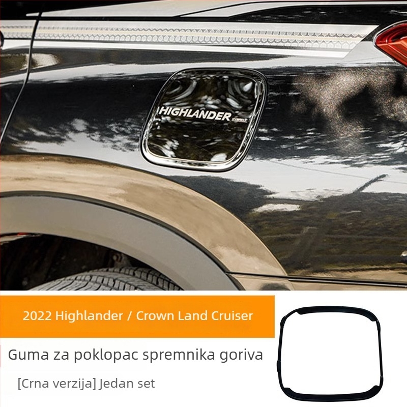 Brtveni prsten poklopca spremnika goriva za Toyota Highlander, Crown i Lu Fang — SBS materijal, Street Ficus, podrška za ugradnju