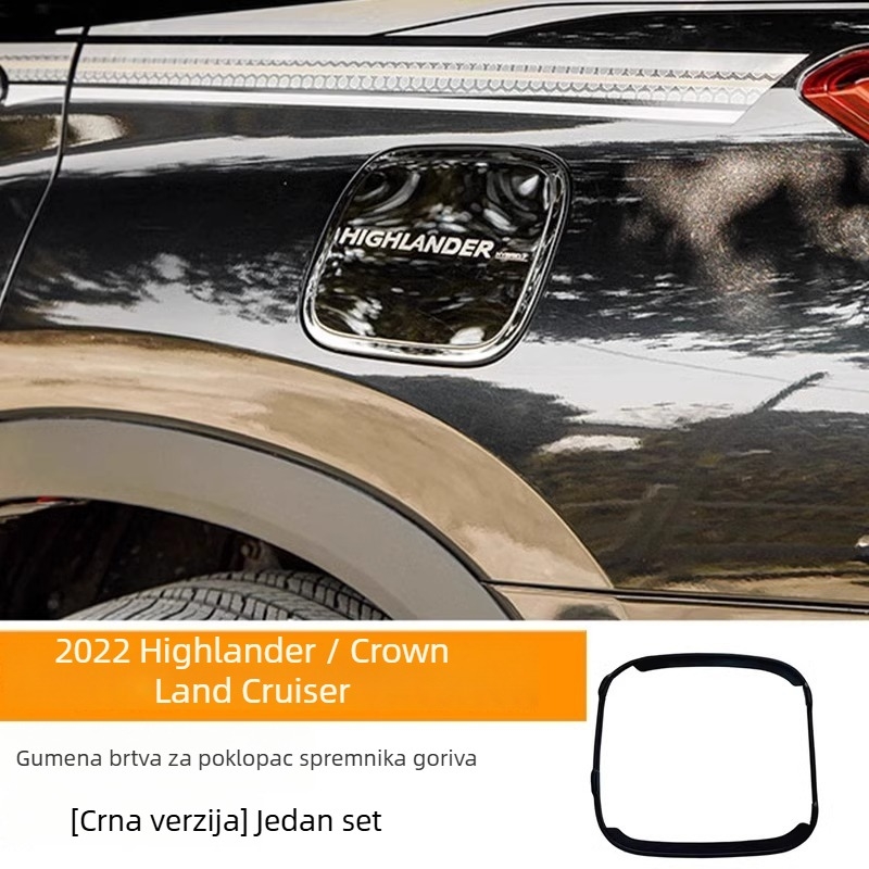 Brtveni prsten poklopca spremnika goriva za Toyota Highlander, Crown i Lu Fang — SBS materijal, Street Ficus, podrška za ugradnju