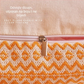Izuzetno debela tatami podna jastučnica, mekano sjedište, jastuk za prozor, platnen minimalistički dizajn