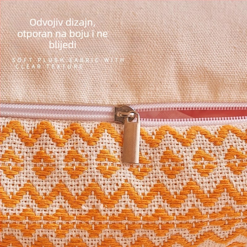 Izuzetno debela tatami podna jastučnica, mekano sjedište, jastuk za prozor, platnen minimalistički dizajn
