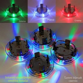 Night Cat svjetlo za hub kotača – univerzalna kompatibilnost, model AAAA, materijal: LED svjetlo za hub