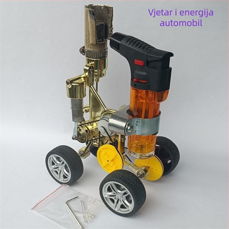Igrački model Stirlingova motora s metalnom konstrukcijom, pogodan za 61+ godina, edukativna demonstracija parnog motora