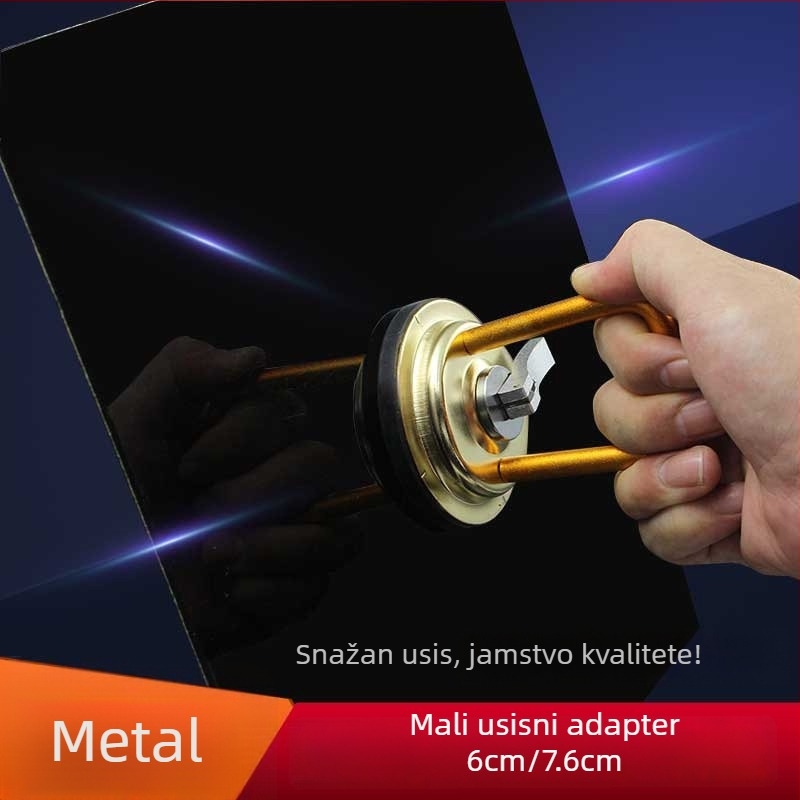 Metalna usisna čašica za staklo, pločice, pod i strop; za demontažu kapice kotača i retrovizora