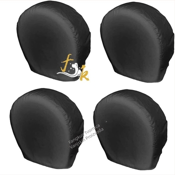 Pokrivaju guma automobila i karavana, set od 4 komada, vodootporan, zaštita od starenja i UV zaštita, materijal 210D Oxford tkanina