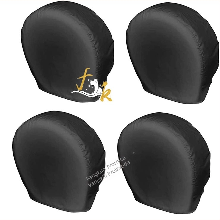 Pokrivaju guma automobila i karavana, set od 4 komada, vodootporan, zaštita od starenja i UV zaštita, materijal 210D Oxford tkanina