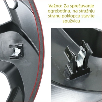 Poklopac središta kotača za Tesla Model Y, 19-inčni simetrični dizajn, zaštita felge