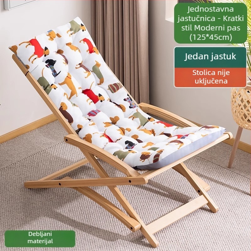 Jastuk za recliner, ljuljaču, ratan stolicu i sklopnu uredsku stolicu; pamuk materijal, pamuk punilo; crtani uzorak; pogodno za dnevni boravak i spavaću sobu