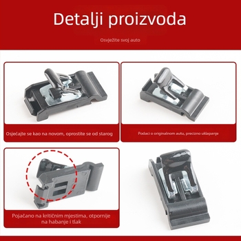 Sokamai: Pružni šarnir poklopca spremnika goriva, model 7736030070, za Toyota Prado, Reiz, RAV4, Vios; materijal: čelik i ABS