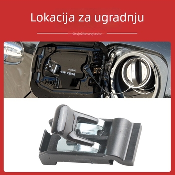 Sokamai: Pružni šarnir poklopca spremnika goriva, model 7736030070, za Toyota Prado, Reiz, RAV4, Vios; materijal: čelik i ABS