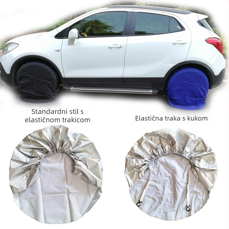 RV poklopac za gumu, Oxford tkanina, Kovo marka, otporan na prljavštinu i pseću mokraću