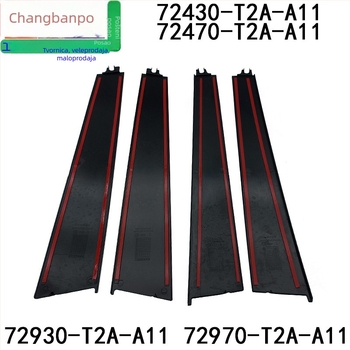 Honda Accord prednje vrata ukrasna letvica za prozore – lijeva i desna, 2014–2018, plastika, dijelovi br. 72430-T2A-A01 / 72470-T2A-A01