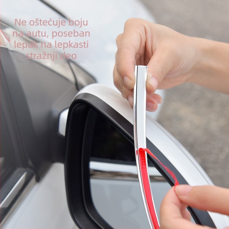 PVC kromirana dekorativna traka za karoseriju i prozore automobila, univerzalna prilagodba, kompatibilna s ručnim mjenjačem