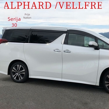 ALPHARD svjetleći trak za prozor — 304 nehrđajući čelik, Toyota ALPHARD 2015–2020