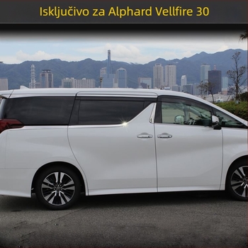 ALPHARD svjetleći trak za prozor — 304 nehrđajući čelik, Toyota ALPHARD 2015–2020