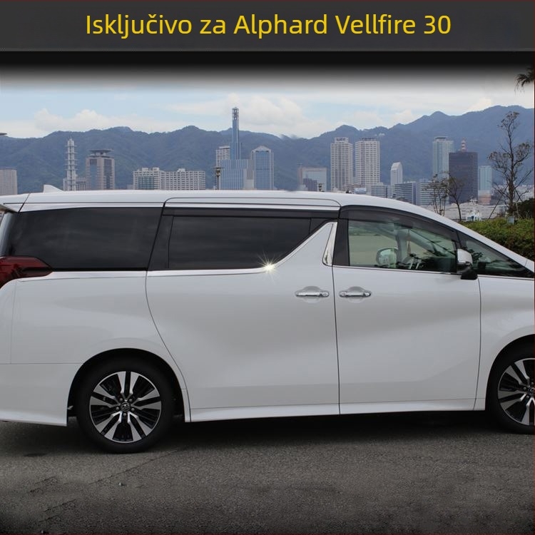 ALPHARD svjetleći trak za prozor — 304 nehrđajući čelik, Toyota ALPHARD 2015–2020
