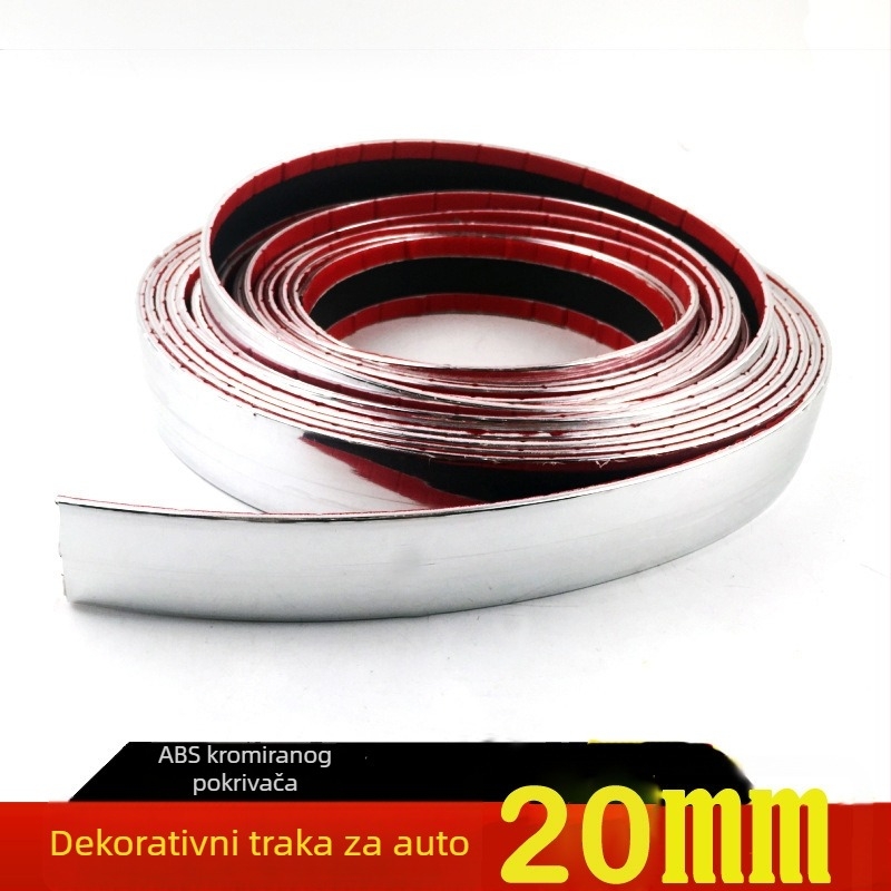 Dekorativna traka za prozor automobila, kromiranje, univerzalna kompatibilnost, podrijetlo Guangzhou