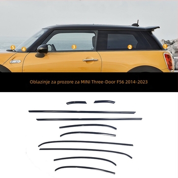 Prozorna dekorativna traka za MINI Clubman Cooper F56/R56/F54/R60 – nehrđajući čelik