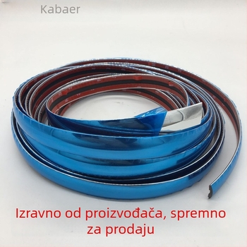 Dekorativna traka za prozore automobila, kromirana sjajna traka, univerzalna zaštita karoserije i rubova vrata od ogrebotina