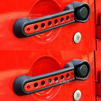 Dekorativna traka za ručicu vrata Jeep Wrangler (07-16) — aluminijska legura, prilagodljiva, kompatibilna s Jeep