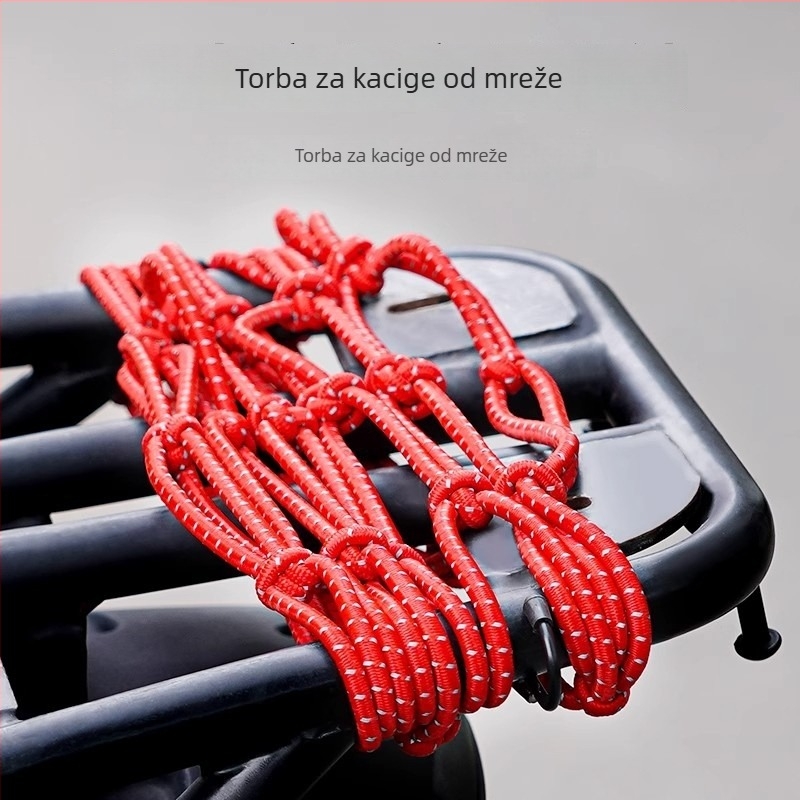 Tdgo Knight torba: lateksno jezgro, elastične trake, reflektirajuća mreža, mreža za kacigu motocikla, mreža pokrova spremnika, fiksna torba za prtljagu za električna vozila