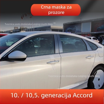 Za Honda Accord 2018-2022: dekorativne trake za prozore i sjajna bočna traka za karoseriju – vanjski dodatak