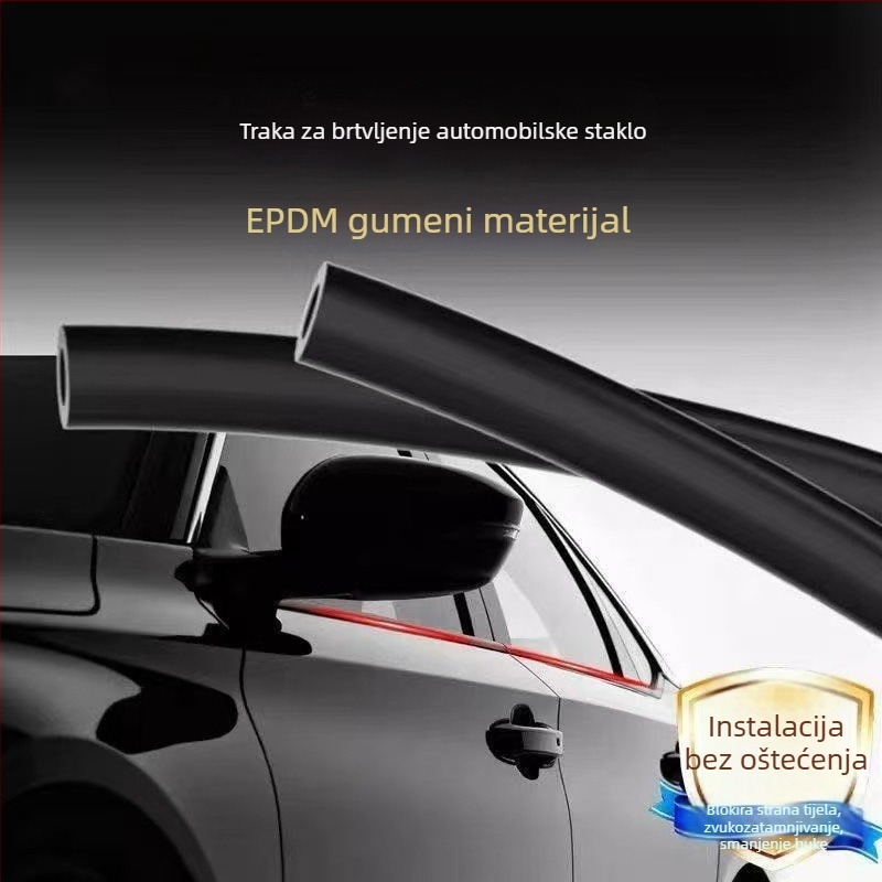 Gumeni brtveni pojas za prozor automobila – zvučna izolacija, gumeni materijal, prilagodljivost, kompatibilni modeli