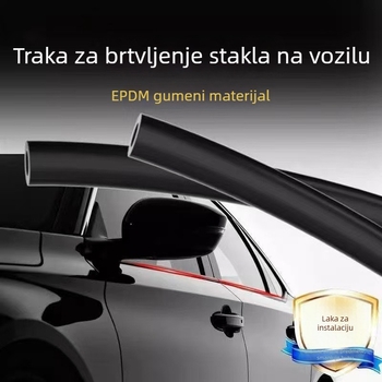 Traka za brtvljenje prozora automobila za smanjenje buke i zvučnu izolaciju stakla, rub bočnog prozora, otporna na prašinu, vodootporna i protiv magljenja, protiv vibracija