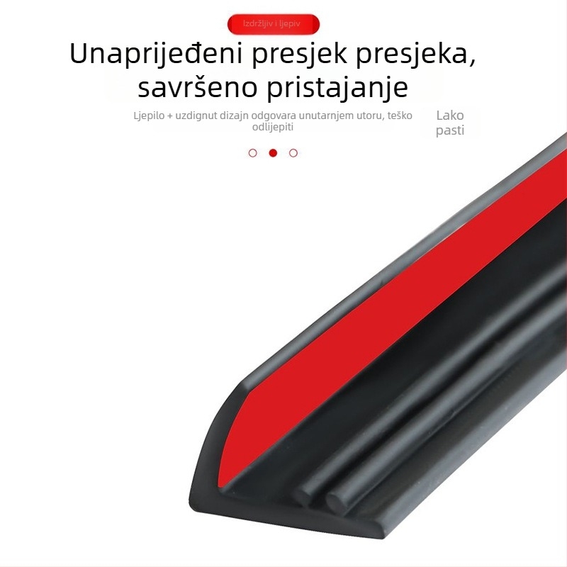 Brtveni trak za prozore automobila, popunjavanje prostora između stakla i okvira, ublažavanje vibracija i buke
